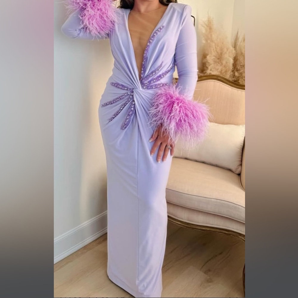 Purple Ruched Maxi Dress for Cocktail Nights